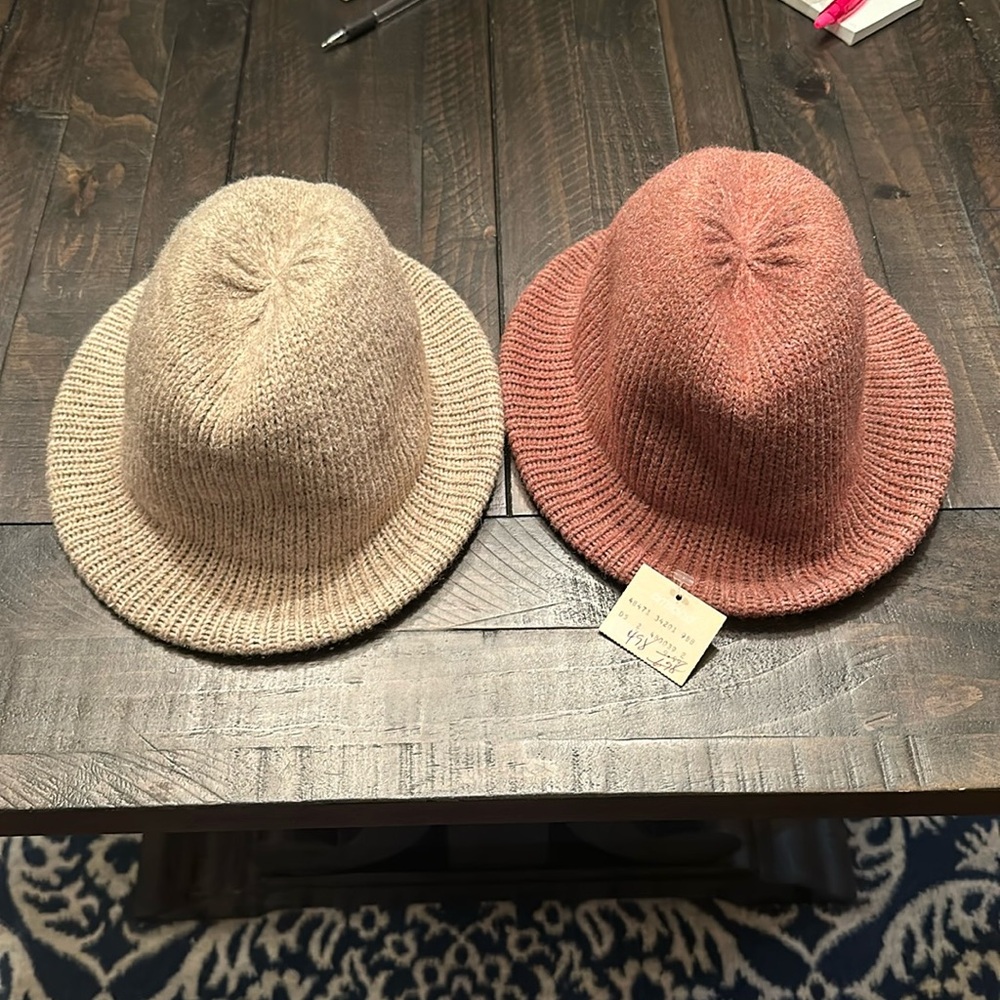 Two vintage Arlin fashion hats by Arlington.